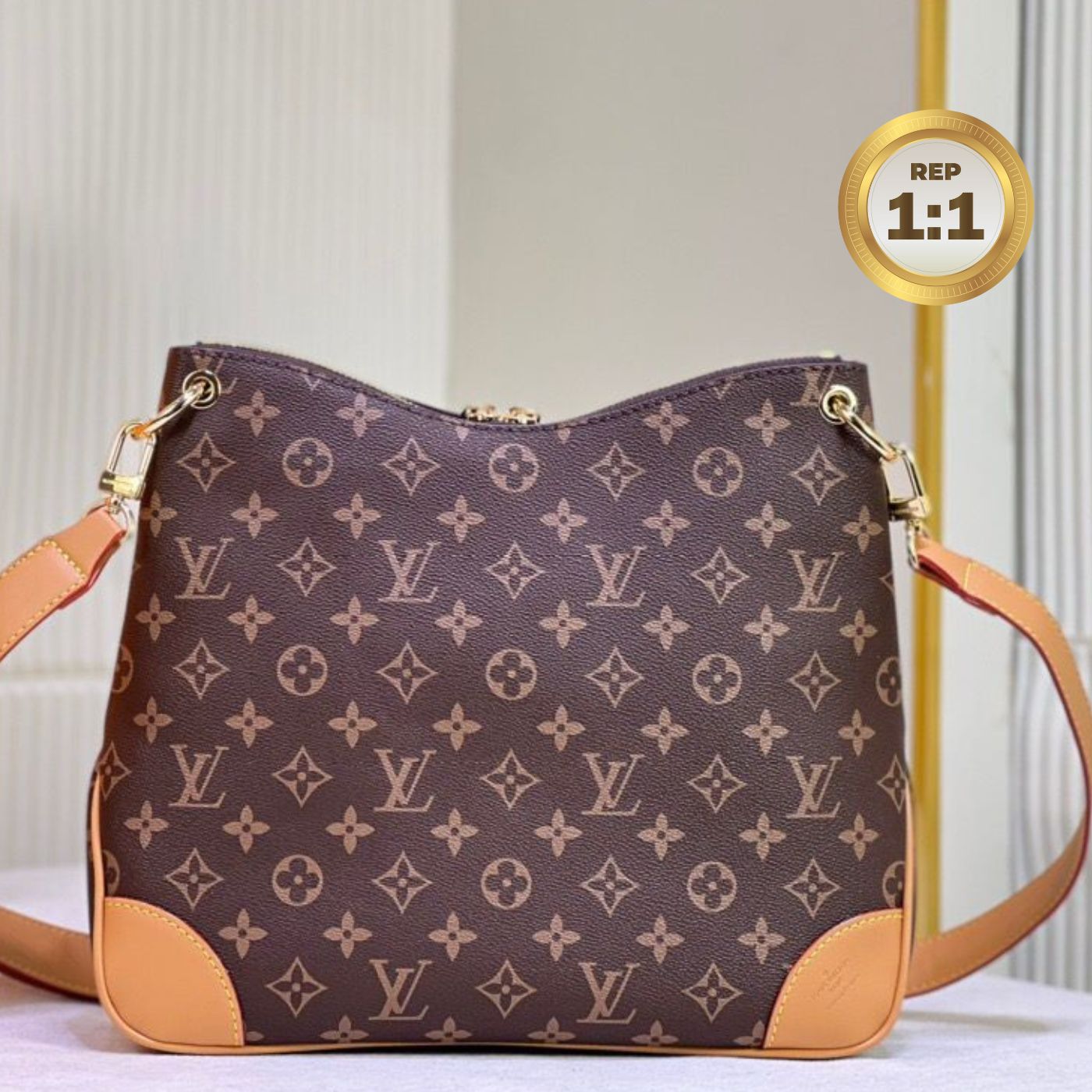 [REP 1:1] Louis Vuitton Odeon PM Monogram Canvas Brown For Women 11in/28cm